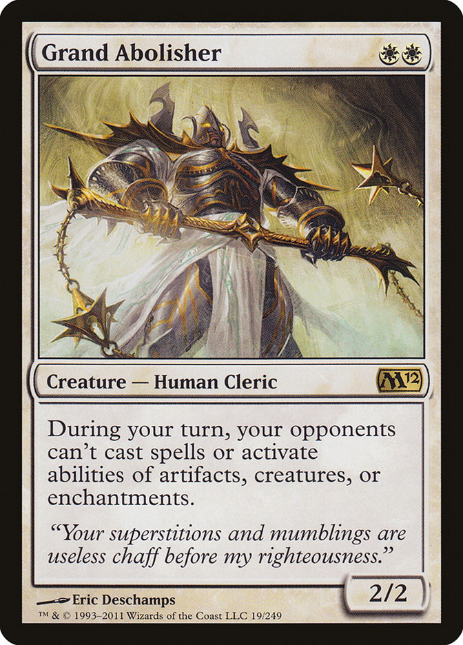 Grand Abolisher M12-19 Magic 2012 Magic card