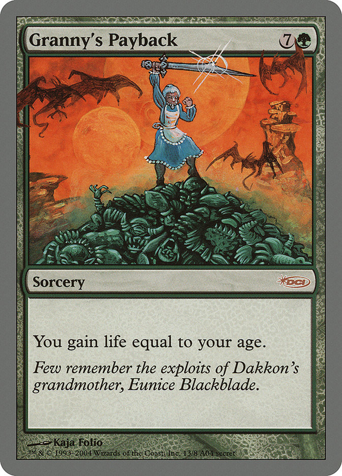 Granny's Payback PAL04-13 Arena League 2004 Magic card