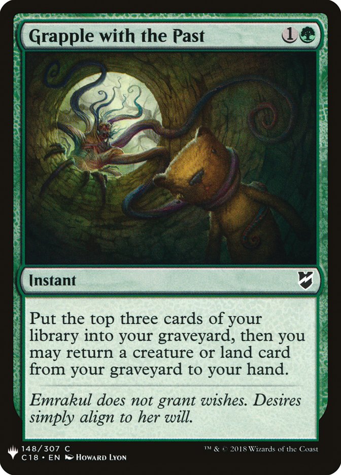 Grapple with the Past PLST-C18-148 The List Magic card