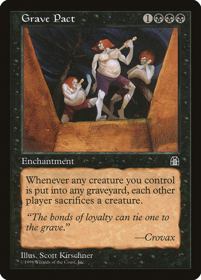Grave Pact STH-60 Stronghold Magic card