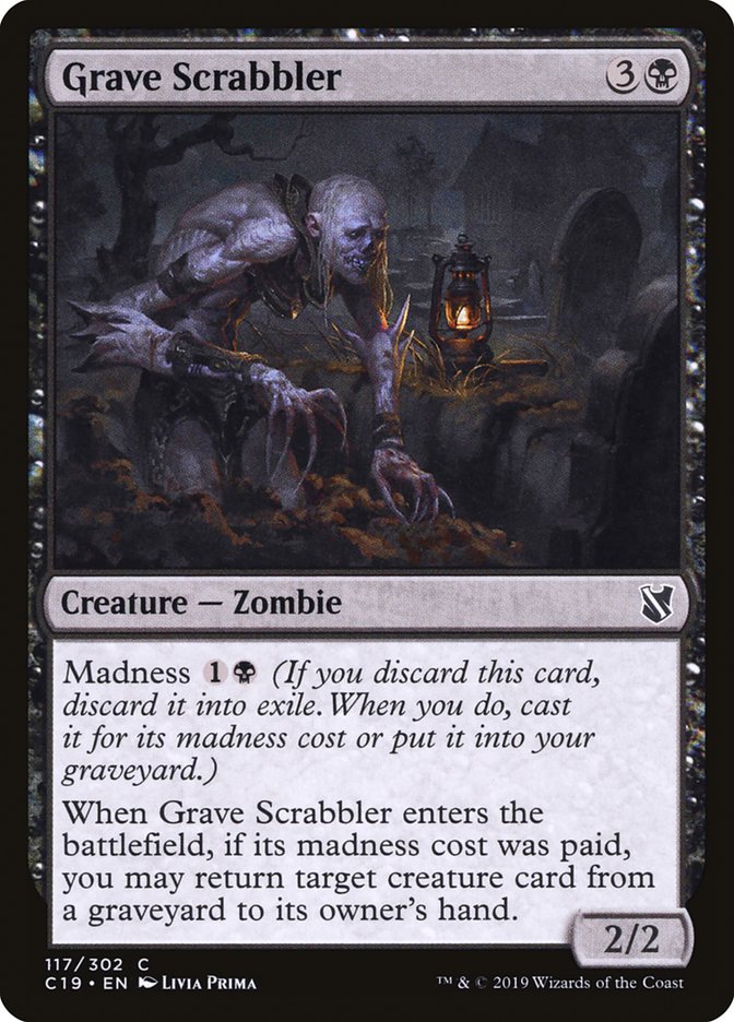 Grave Scrabbler C19-117 Commander 2019 Magic card