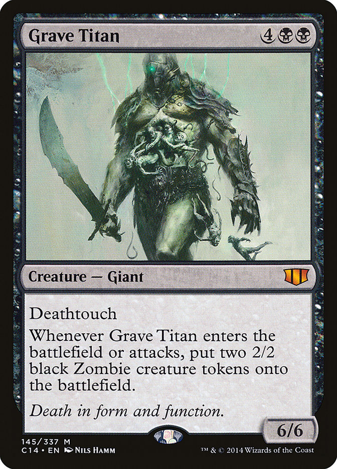 Grave Titan C14-145 Commander 2014 Magic card