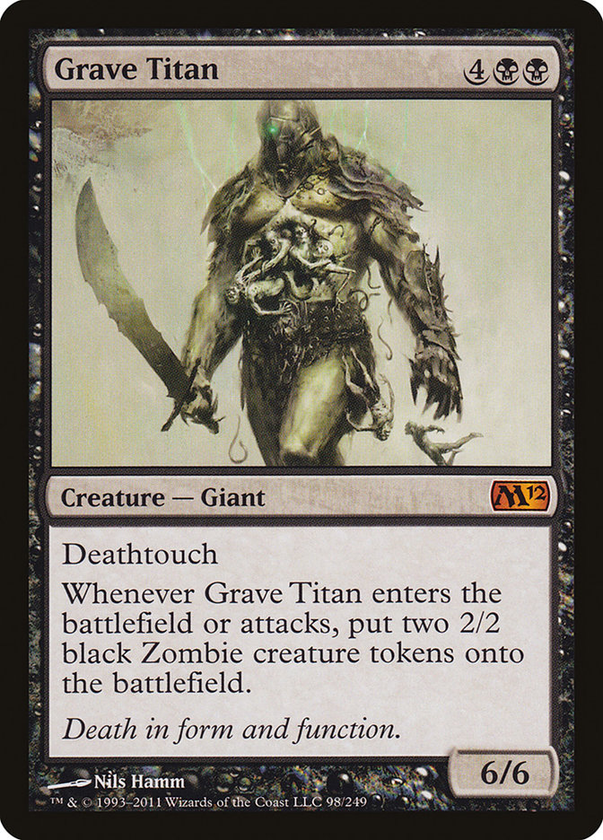 Grave Titan M12-98 Magic 2012 Magic card