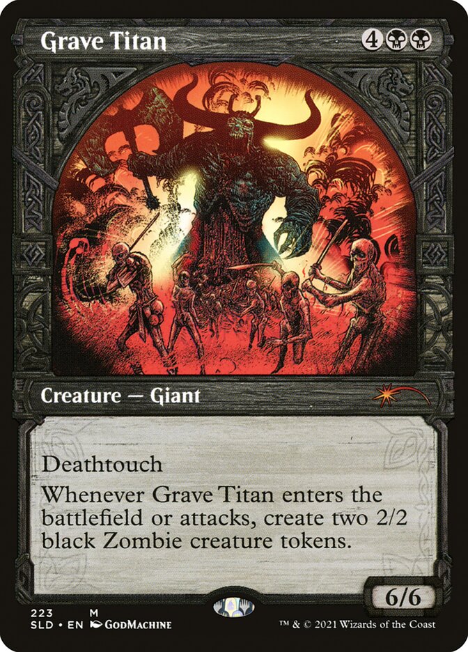 Grave Titan SLD-223 Secret Lair Drop Magic card