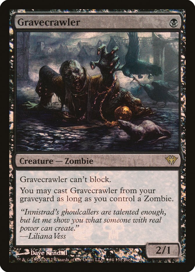 Gravecrawler PDKA-64STAR Dark Ascension Promos Magic card