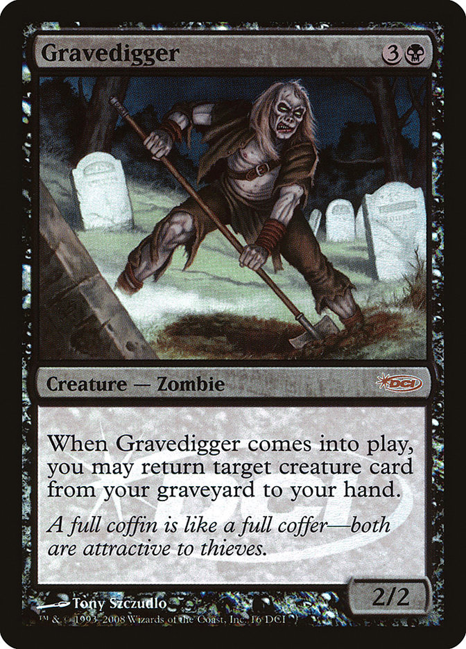 Gravedigger DCI-16 DCI Promos Magic card