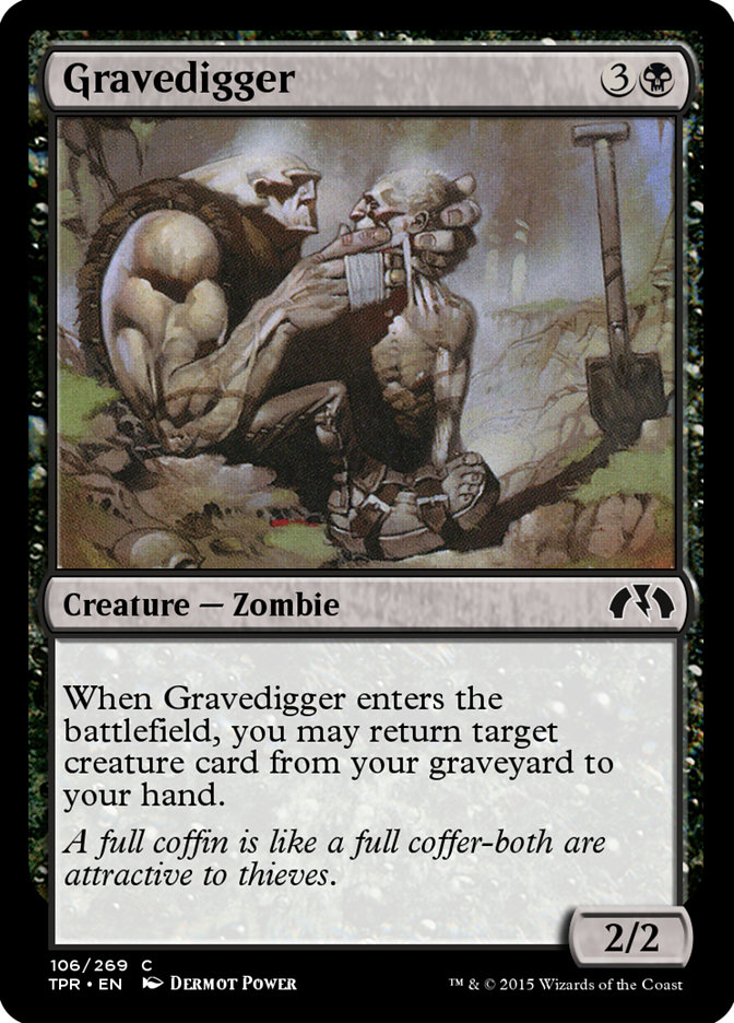 Gravedigger TPR-106 Tempest Remastered Magic card