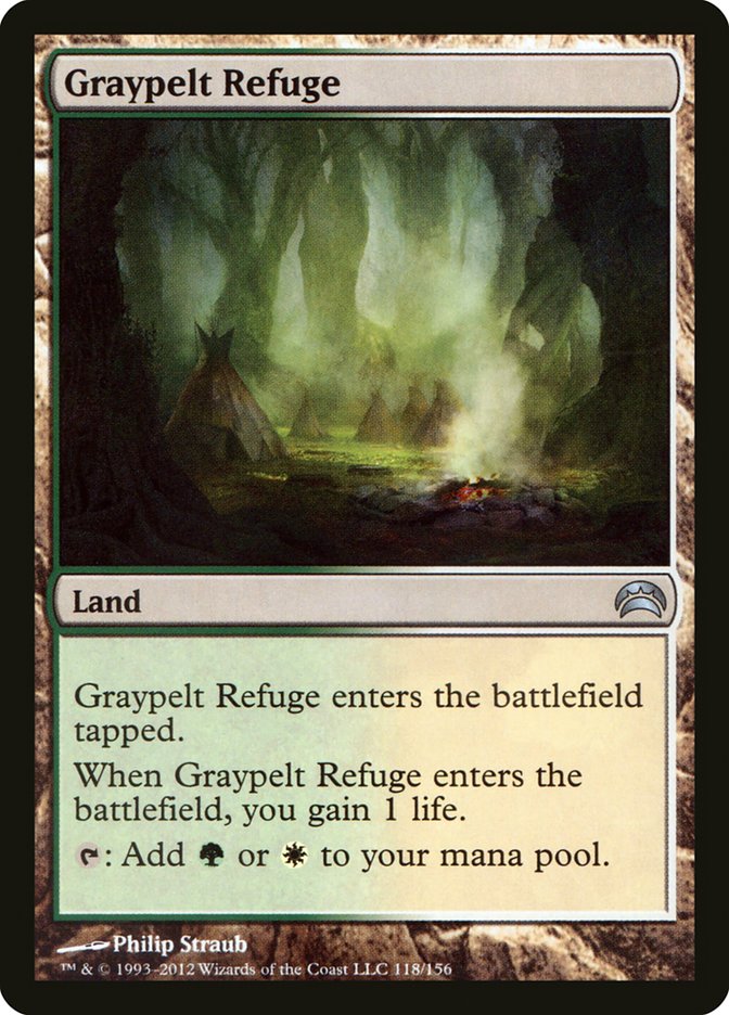 Graypelt Refuge PC2-118 Planechase 2012 Magic card