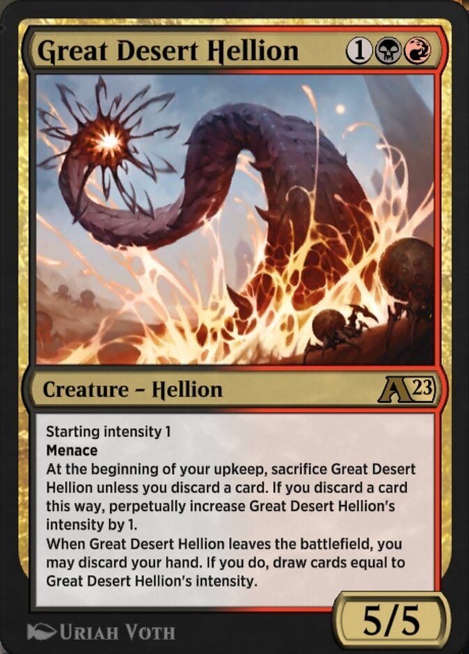 Great Desert Hellion YBRO-19 Alchemy: The Brothers' War Magic card