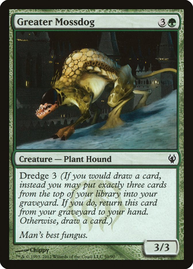 Greater Mossdog DDJ-59 Duel Decks: Izzet vs. Golgari Magic card