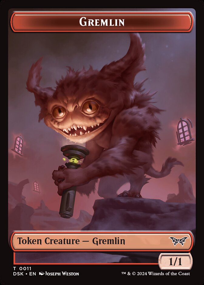 Gremlin TDSK-11 Duskmourn: House of Horror Tokens Magic card