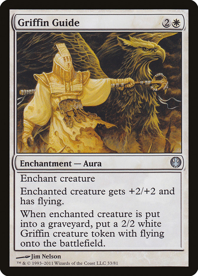 Griffin Guide DDG-33 Duel Decks: Knights vs. Dragons Magic card
