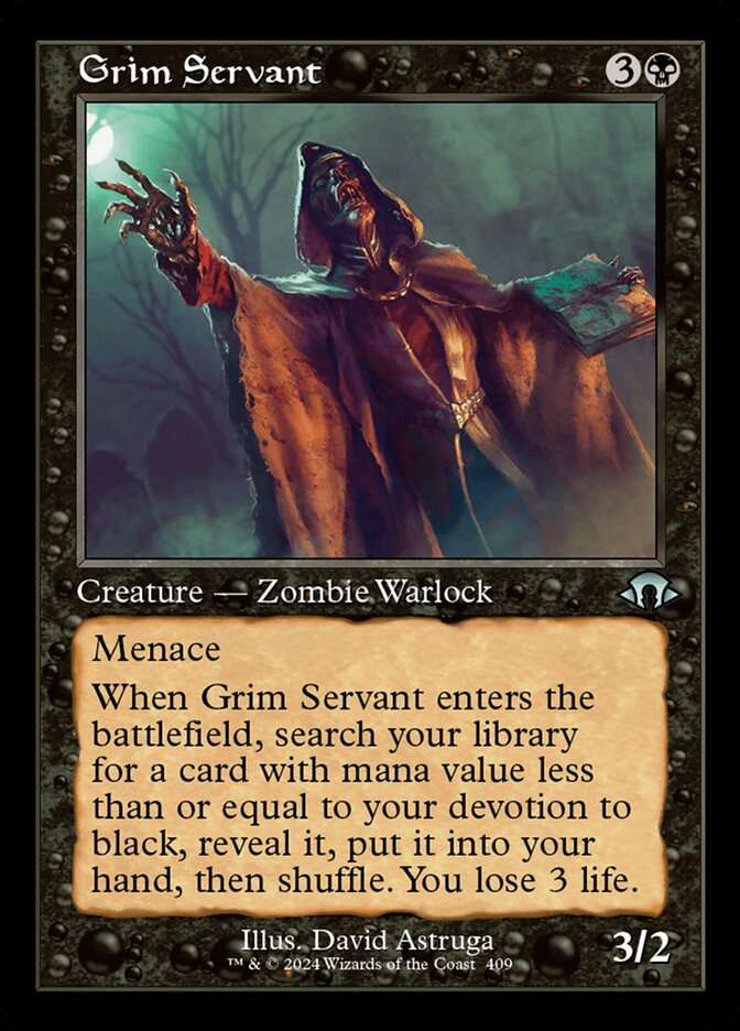 Grim Servant MH3-409 Modern Horizons 3 Magic card