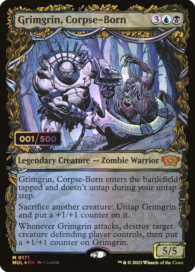 Grimgrin, Corpse-Born MUL-171Z Multiverse Legends Magic card