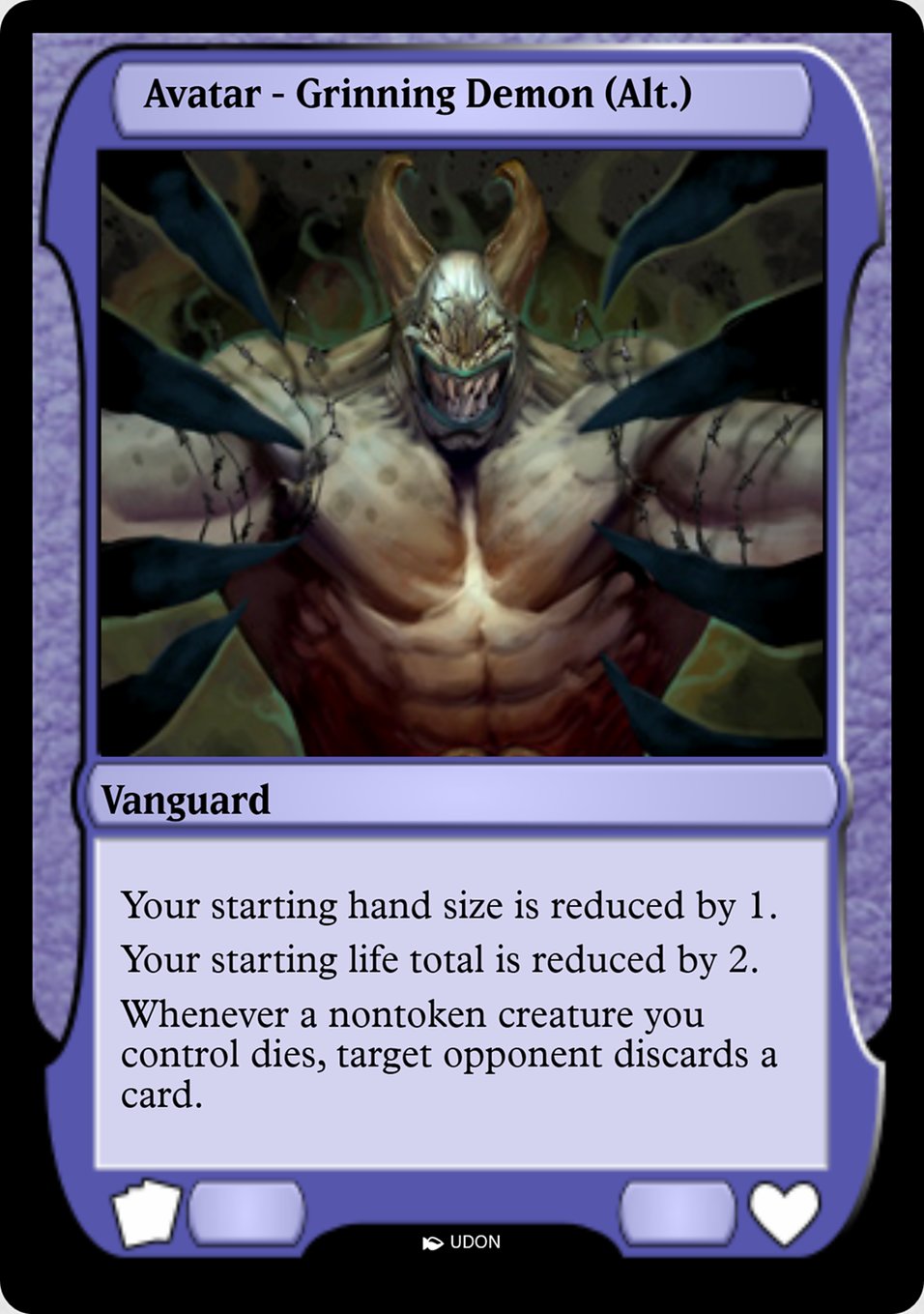 Grinning Demon Avatar PMOA-30 Magic Online Avatars Magic card