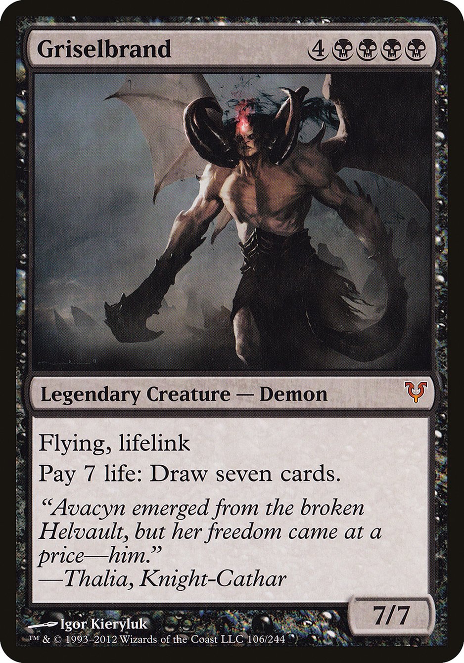 Griselbrand PHEL-106 Open the Helvault Magic card
