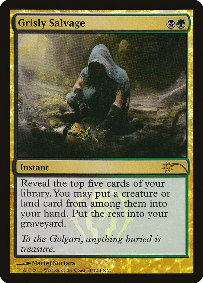 Grisly Salvage F13-11 Friday Night Magic 2013 Magic card