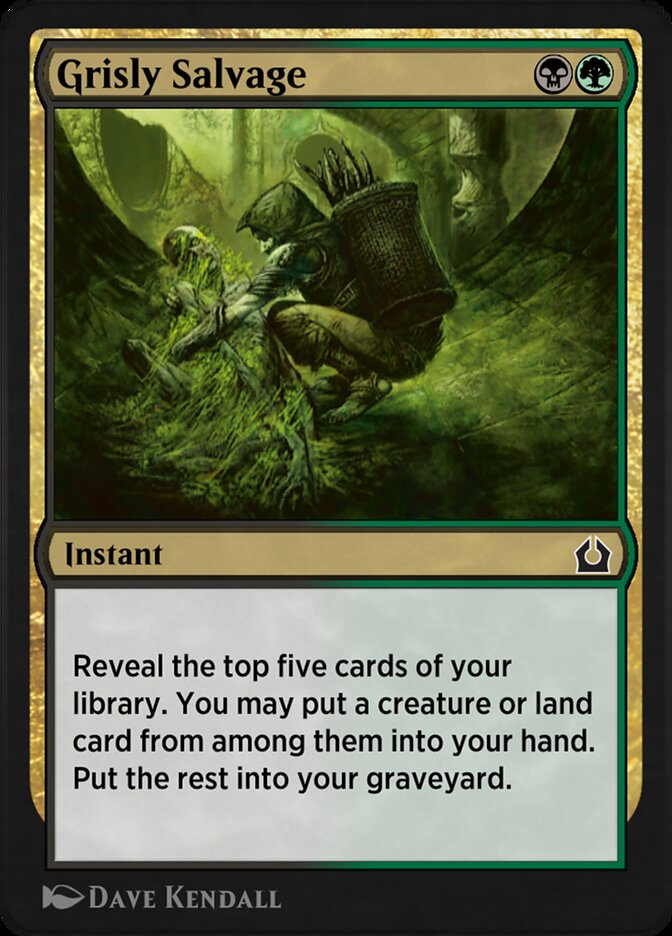 Grisly Salvage HA5-23 Historic Anthology 5 Magic card