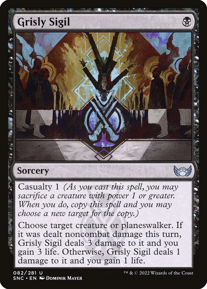 Grisly Sigil SNC-82 Streets of New Capenna Magic card