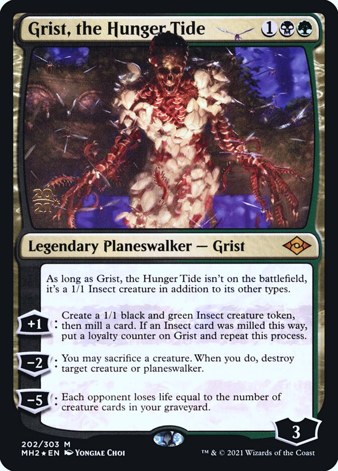Grist, the Hunger Tide PMH2-202S Modern Horizons 2 Promos Magic card