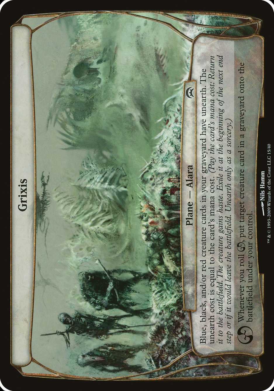 Grixis OHOP-15 Planechase Planes Magic card
