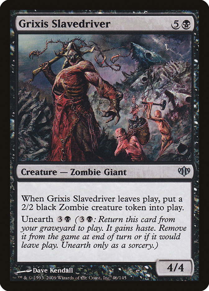 Grixis Slavedriver CON-46 Conflux Magic card