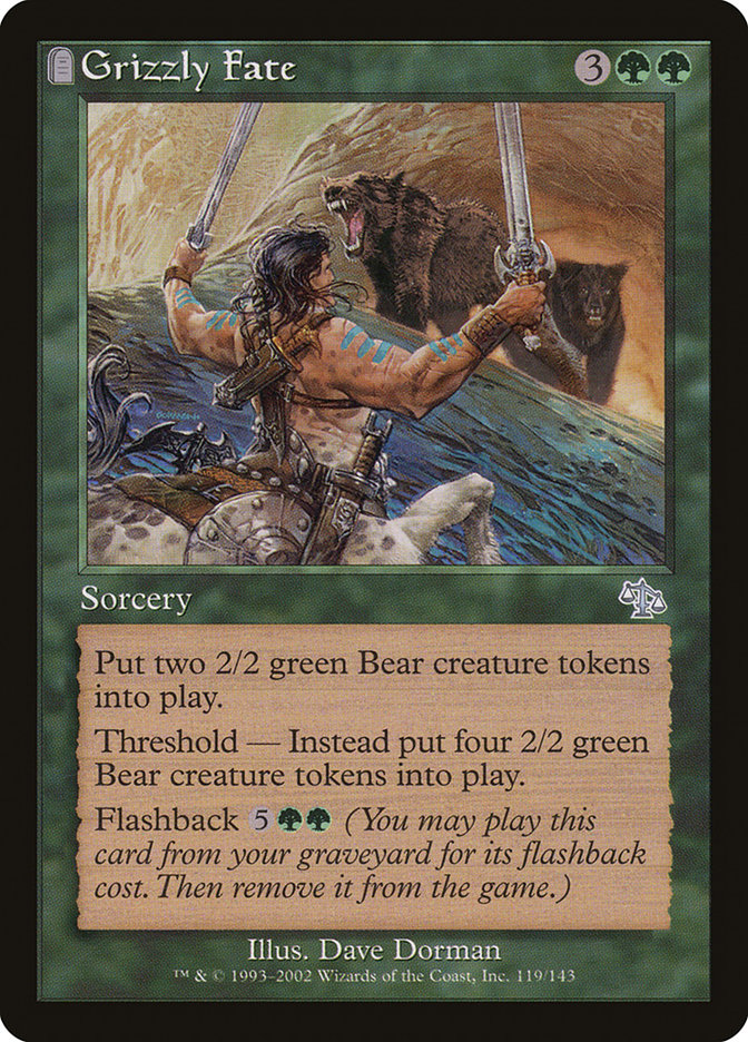 Grizzly Fate JUD-119 Judgment Magic card