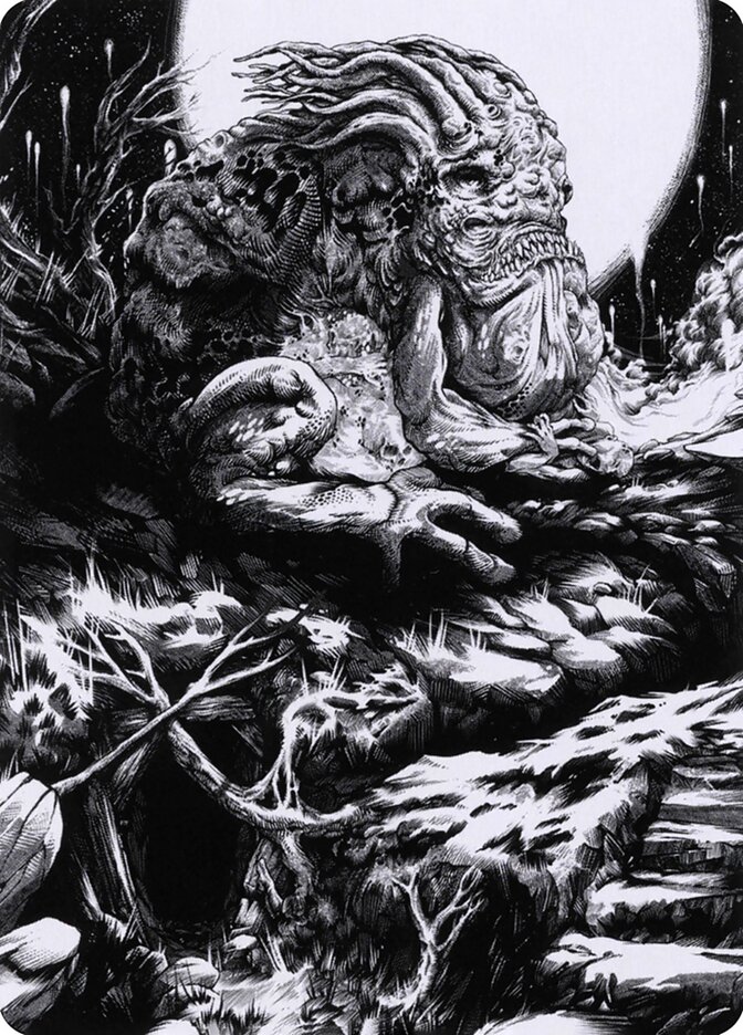 Grolnok, the Omnivore // Grolnok, the Omnivore AVOW-77 Crimson Vow Art Series Magic card