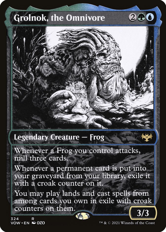Grolnok, the Omnivore VOW-324 Innistrad: Crimson Vow Magic card