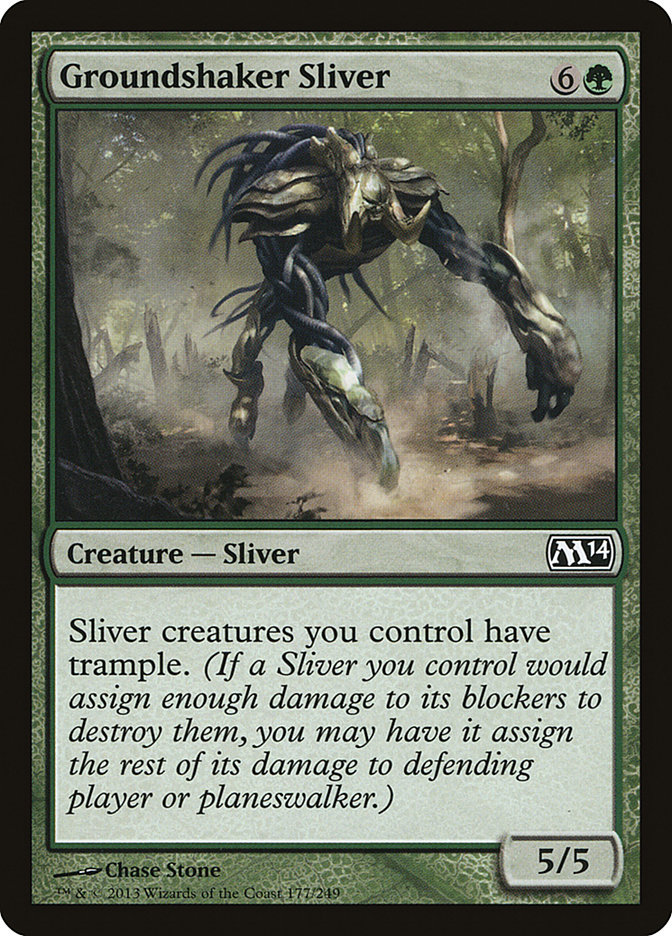 Groundshaker Sliver M14-177 Magic 2014 Magic card