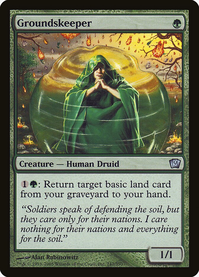 Groundskeeper 9ED-247STAR Ninth Edition Magic card