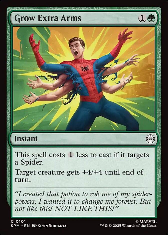 Grow Extra Arms SPM-101 Marvel's Spider-Man Magic card