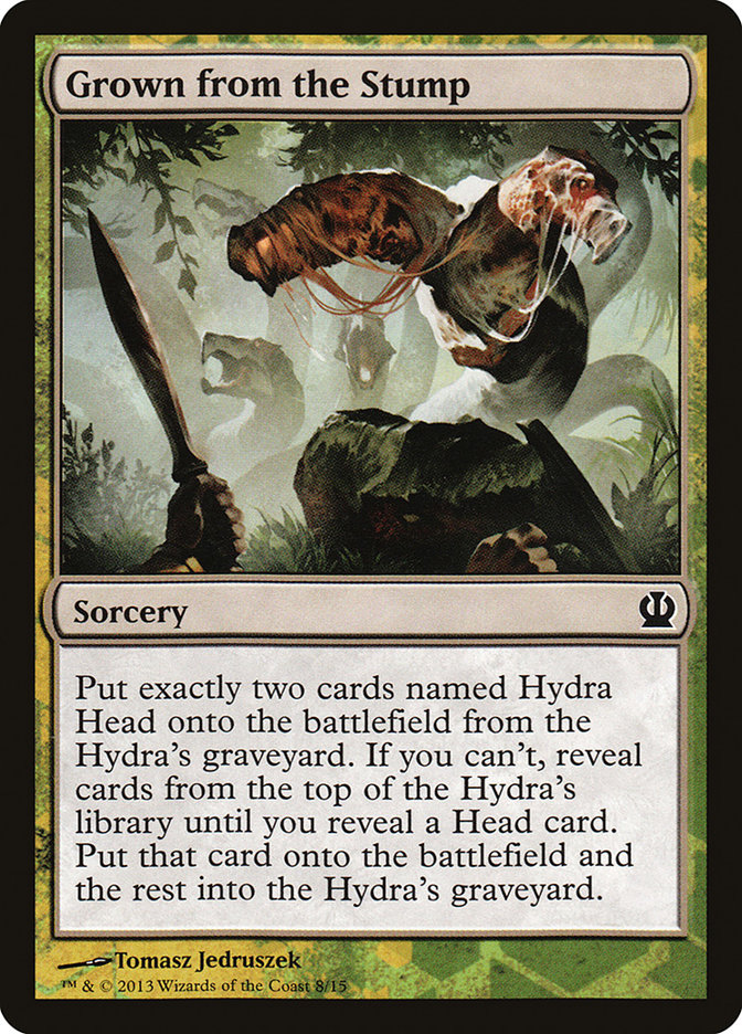Grown from the Stump TFTH-8 Face the Hydra Magic card