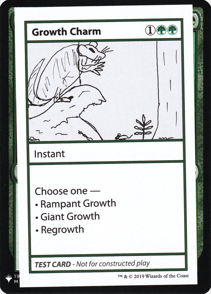 Growth Charm CMB1-77 Mystery Booster Playtest Cards 2019 Magic card