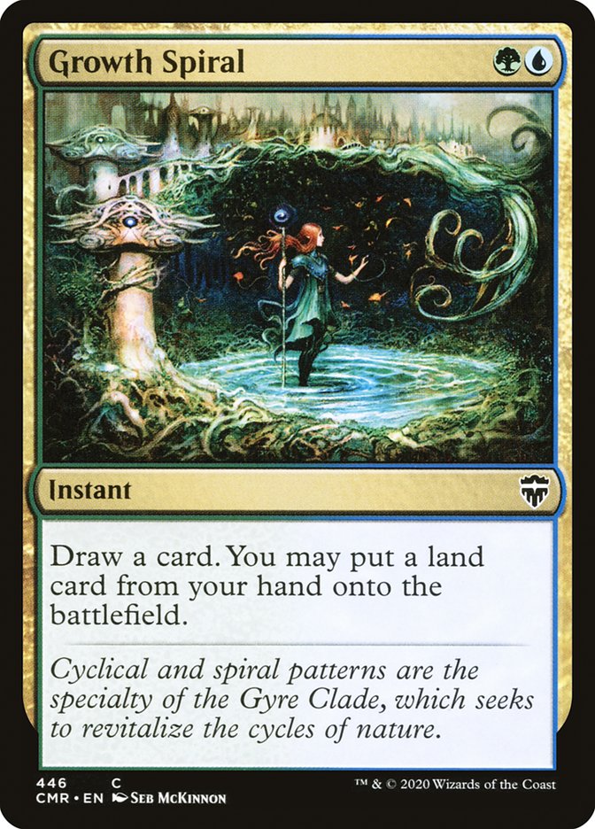 Growth Spiral CMR-446 Commander Legends Magic card