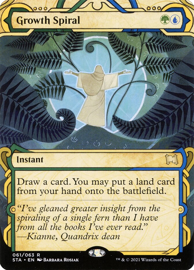 Growth Spiral STA-61 Strixhaven Mystical Archive Magic card