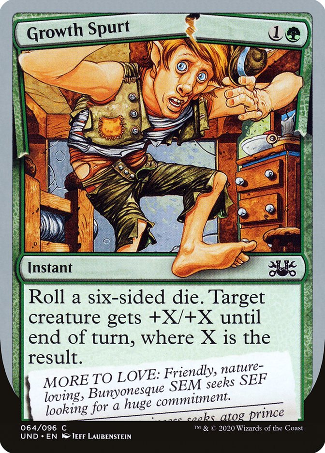 Growth Spurt UND-64 Unsanctioned Magic card