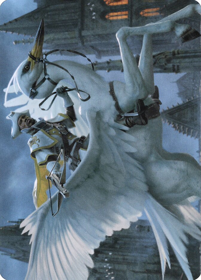 Gryff Rider // Gryff Rider AVOW-10 Crimson Vow Art Series Magic card