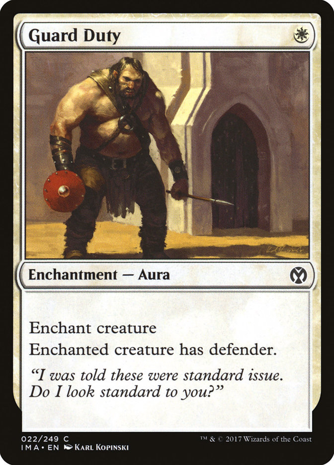 Guard Duty IMA-22 Iconic Masters Magic card