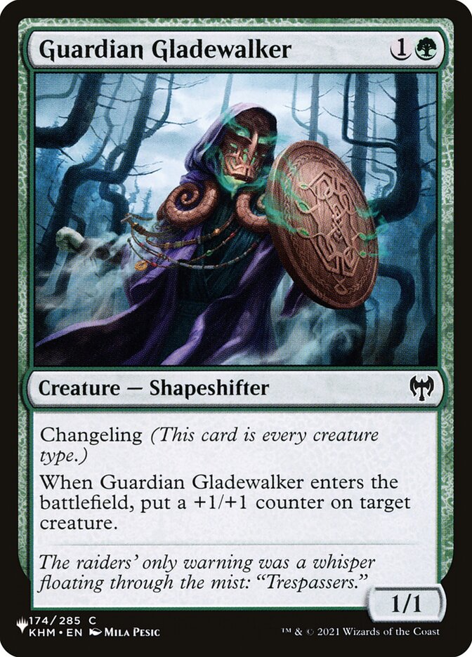 Guardian Gladewalker PLST-KHM-174 The List Magic card