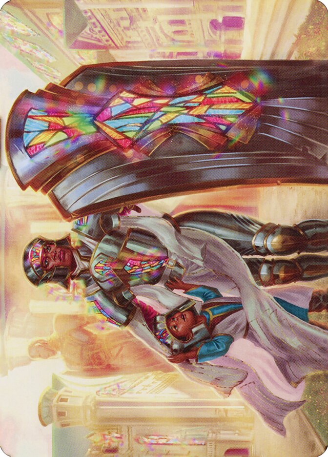 Guardian of New Benalia // Guardian of New Benalia ADMU-8 Dominaria United Art Series Magic card