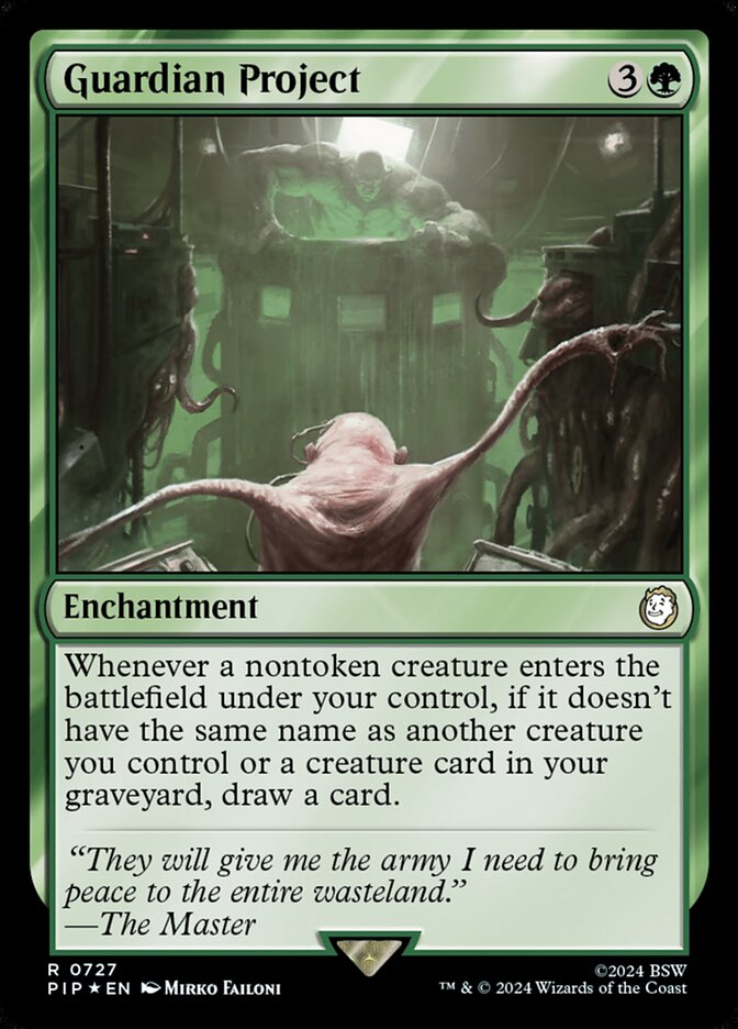 Guardian Project PIP-727 Fallout Magic card