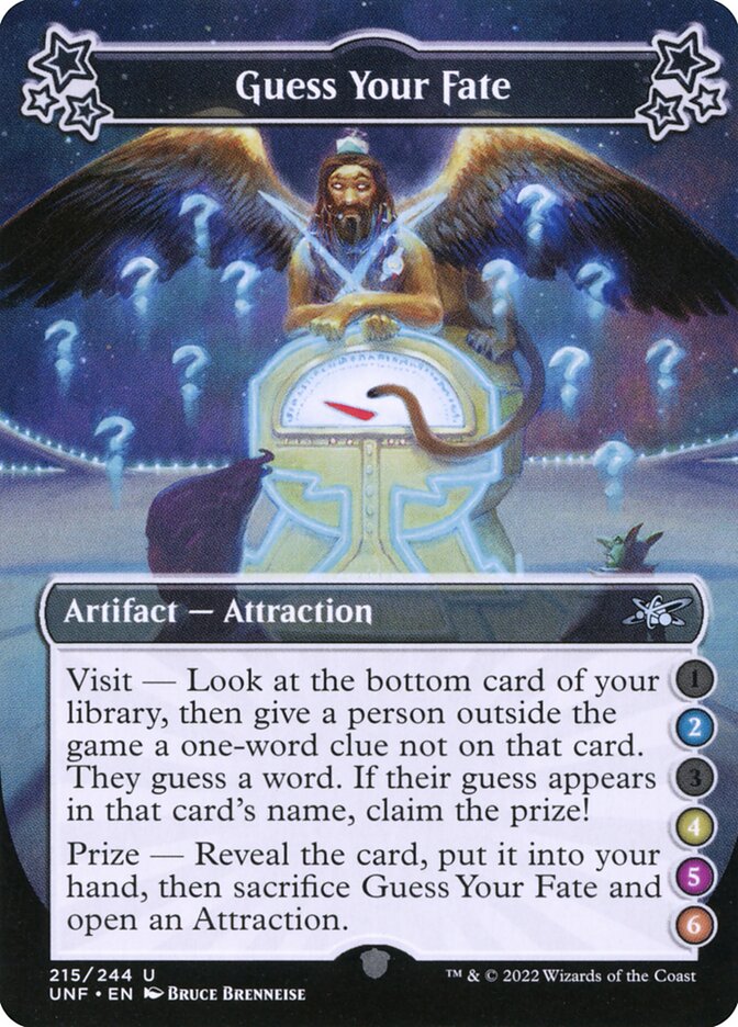 Guess Your Fate UNF-215C Unfinity Magic card