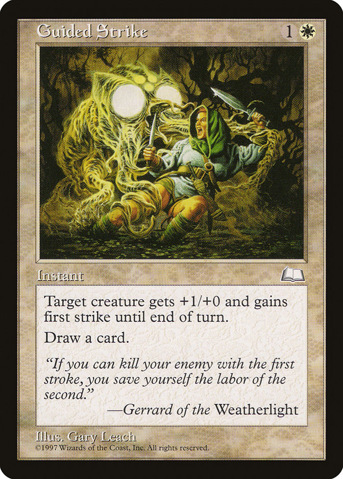 Guided Strike WTH-16 Weatherlight Magic card