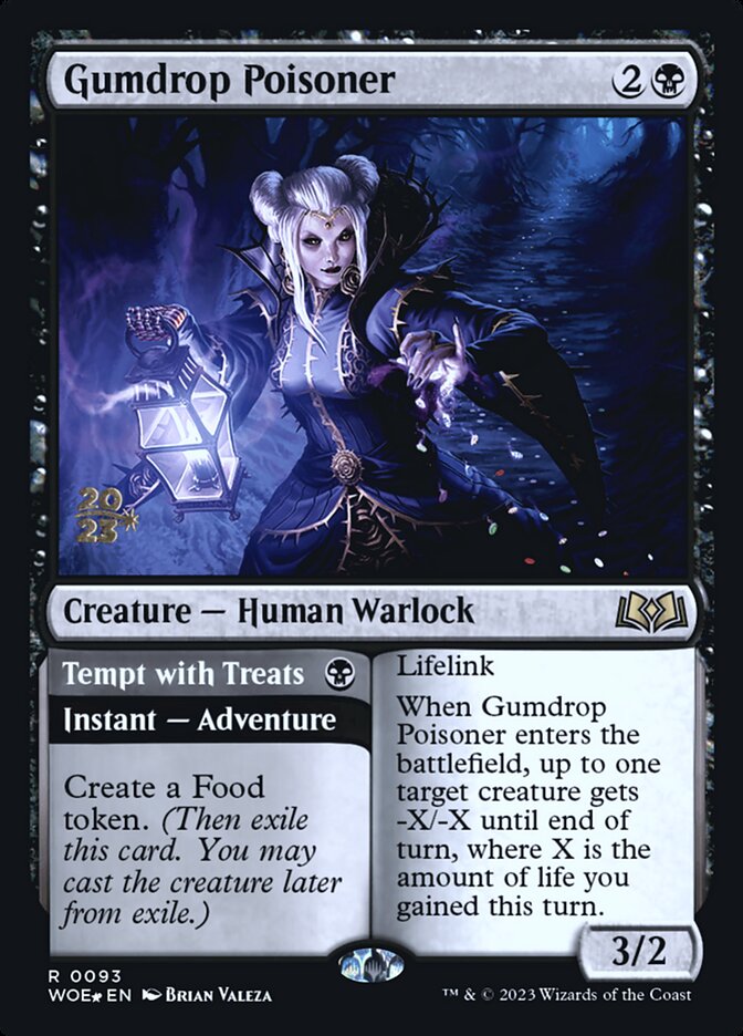 Gumdrop Poisoner // Tempt with Treats PWOE-93S Wilds of Eldraine Promos Magic card