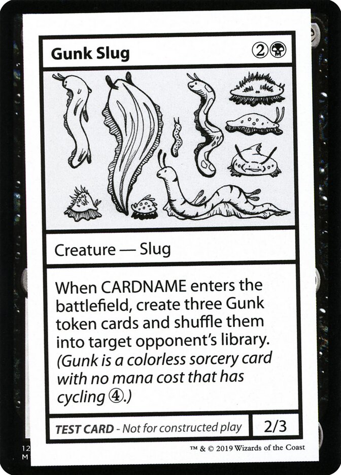 Gunk Slug CMB2-43 Mystery Booster Playtest Cards 2021 Magic card