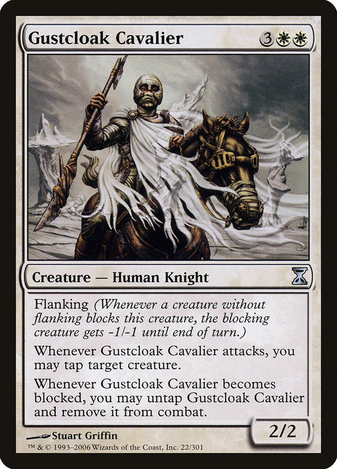 Gustcloak Cavalier TSP-22 Time Spiral Magic card