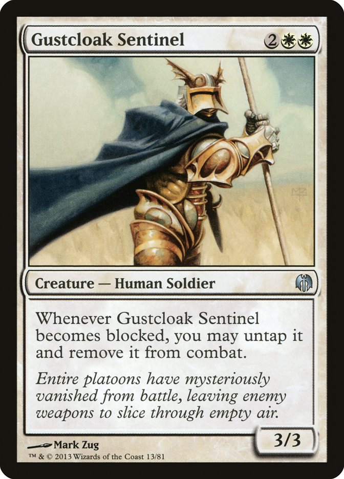 Gustcloak Sentinel DDL-13 Duel Decks: Heroes vs. Monsters Magic card