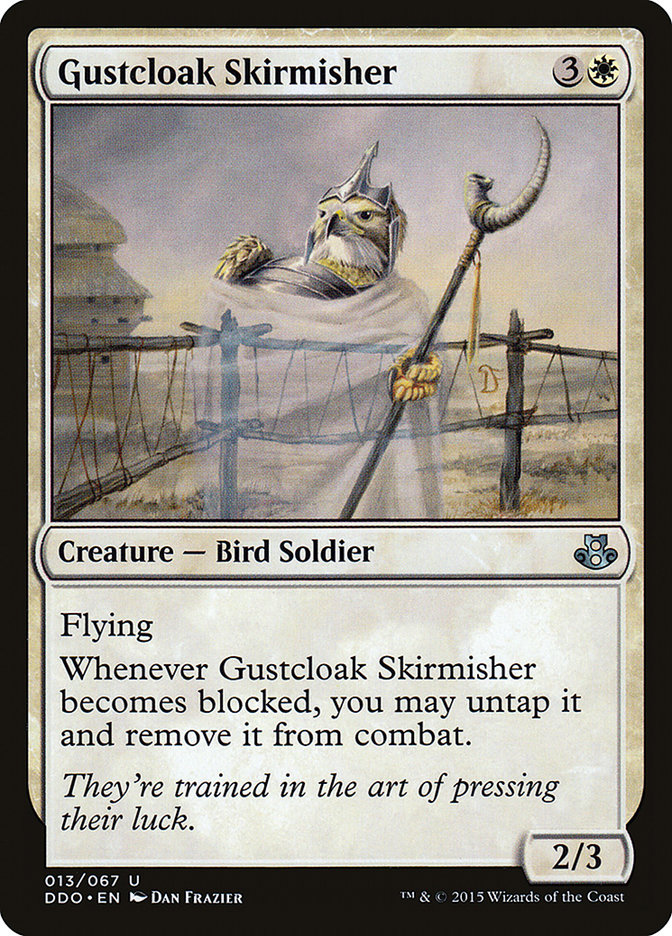 Gustcloak Skirmisher DDO-13 Duel Decks: Elspeth vs. Kiora Magic card