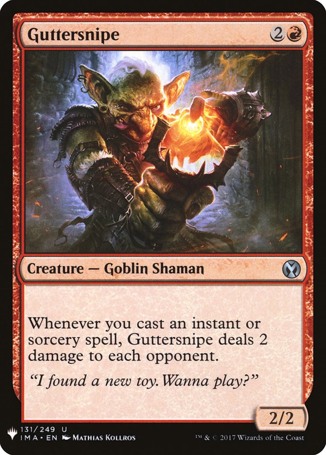 Guttersnipe PLST-IMA-131 The List Magic card